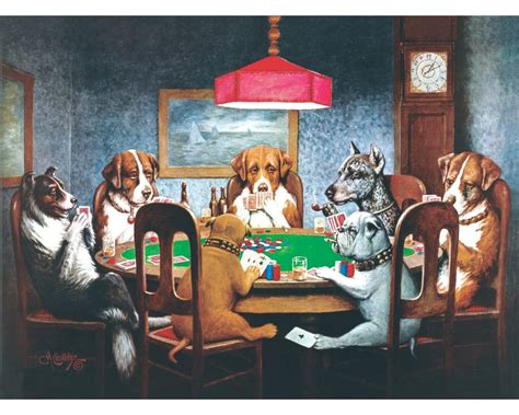 dogs playing poker painting meaning|A Short History of Dogs Playing Poker .